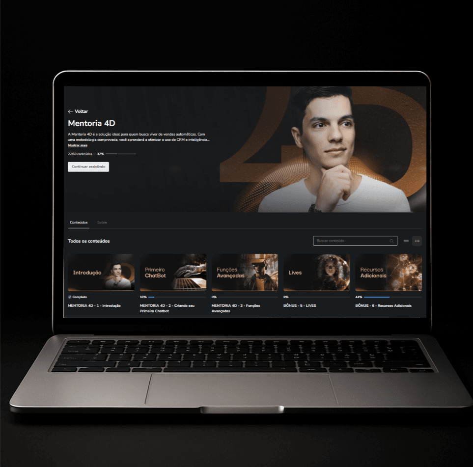 Notebook com o sistema de automação ROMEU